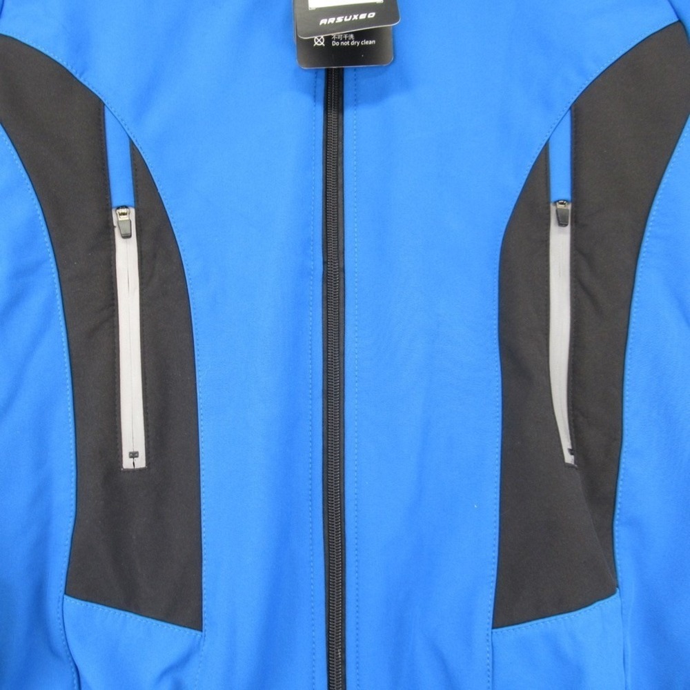 Arsuxeo Mens Soft Shell Full Zip Jacket Size Small - Picture 4 of 11